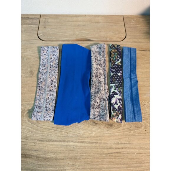 LULULEMON Bundle of 5 Headband Fringe Fighter, Bang Buster, Cardio Cross Trainer - Picture 1 of 4